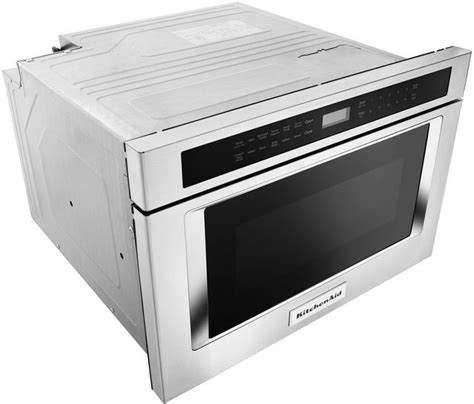 stainless steel under counter microwave